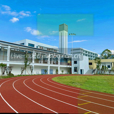 抽象网格与标尺图形：深空蓝背景上纵横交错的细线与圆形标尺，标尺刻度以荧光绿点缀